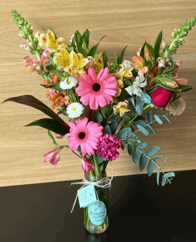 Vaso de planta para Decoração em Presente BH Gérbera.